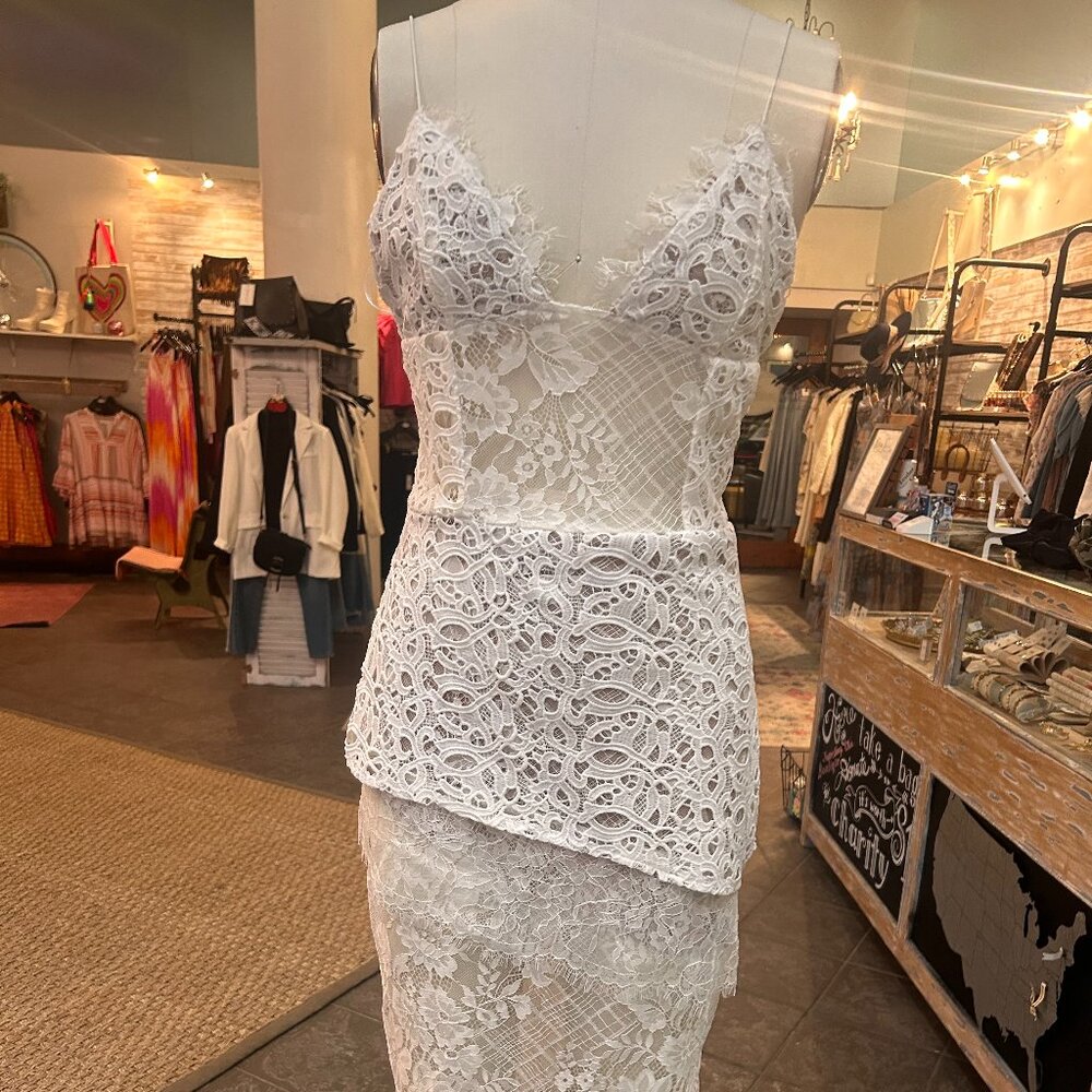 White Lace Dress